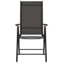 7-teiliges Garten-Essset aus schwarzem Aluminium von vidaXL, Gartensets - Ref: Foro24-3200603, Preis: 503,26 €, Rabatt: %