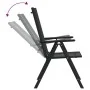 7-piece black aluminum garden dining set by vidaXL, Garden sets - Ref: Foro24-3200603, Price: 503,25 €, Discount: %