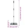 Leaf rake 2 in 1 PP dark green 157 cm by vidaXL, Rakes - Ref: Foro24-364826, Price: 26,40 €, Discount: %