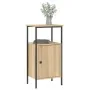 Bedside tables 2 units engineered wood Sonoma oak 41x31x80 cm by vidaXL, Nightstands - Ref: Foro24-825926, Price: 69,41 €, Di...