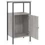 Bedside tables 2 units engineered wood gray Sonoma 41x31x80cm by vidaXL, Nightstands - Ref: Foro24-825930, Price: 71,09 €, Di...