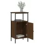 Bedside tables 2 units engineered wood brown oak 41x31x80 cm by vidaXL, Nightstands - Ref: Foro24-825932, Price: 67,65 €, Dis...