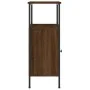 Bedside tables 2 units engineered wood brown oak 41x31x80 cm by vidaXL, Nightstands - Ref: Foro24-825932, Price: 67,65 €, Dis...