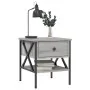 Bedside table 2 pcs Sonoma gray engineered wood 40x42x45 cm by vidaXL, Nightstands - Ref: Foro24-825960, Price: 78,18 €, Disc...