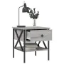 Mesita de noche 2 uds madera ingeniería gris Sonoma 40x42x45 cm de vidaXL, Mesitas de noche - Ref: Foro24-825960, Precio: 78,...