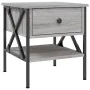 Mesita de noche 2 uds madera ingeniería gris Sonoma 40x42x45 cm de vidaXL, Mesitas de noche - Ref: Foro24-825960, Precio: 78,...