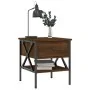 Mesitas noche 2 uds madera ingeniería marrón roble 40x42x45 cm de vidaXL, Mesitas de noche - Ref: Foro24-825962, Precio: 78,1...