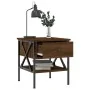 Mesitas noche 2 uds madera ingeniería marrón roble 40x42x45 cm de vidaXL, Mesitas de noche - Ref: Foro24-825962, Precio: 78,1...
