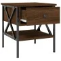 Mesitas noche 2 uds madera ingeniería marrón roble 40x42x45 cm de vidaXL, Mesitas de noche - Ref: Foro24-825962, Precio: 78,1...