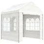 Pavillon mit weißem Polyethylendach 2,28 x 2,23 x 2,69 m von vidaXL, Zelte und Pavillons - Ref: Foro24-362629, Preis: 164,94 ...