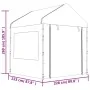 Pavillon mit weißem Polyethylendach 2,28 x 2,23 x 2,69 m von vidaXL, Zelte und Pavillons - Ref: Foro24-362629, Preis: 164,94 ...