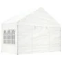 Pavillon mit weißem Polyethylendach 4,08 x 2,23 x 3,22 m von vidaXL, Zelte und Pavillons - Ref: Foro24-362631, Preis: 218,10 ...