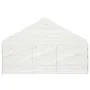 Gazebo with white polyethylene roof 5.88x2.23x3.75 m by vidaXL, Tents and gazebos - Ref: Foro24-362633, Price: 260,91 €, Disc...