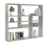 Estantería de pared contrachapada gris hormigón 90x16x78 cm de vidaXL, Estantes y estanterías - Ref: Foro24-802943, Precio: 4...