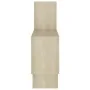 Autoförmiges Wandregal aus Eichenholz, 82 x 15 x 51 cm von vidaXL, Regale und Regale - Ref: Foro24-807253, Preis: 28,06 €, Ra...