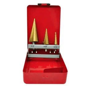 Hss Step Drill Set 3-Piece Conical Step Drill Bit by vidaXL, Drill bits and screwdriver heads - Ref: Foro24-140169, Price: 21...
