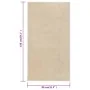 Beiger Kurzflorteppich 80x150 cm von vidaXL, Teppiche - Ref: Foro24-340329, Preis: 35,32 €, Rabatt: %