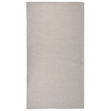 Alfombra de exterior de tejido plano gris taupe 80x150 cm de vidaXL, Alfombras - Ref: Foro24-340778, Precio: 25,35 €, Descuen...