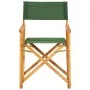 Director's chair solid green acacia wood by vidaXL, Garden chairs - Ref: Foro24-45953, Price: 65,75 €, Discount: %