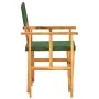 Director's chair solid green acacia wood by vidaXL, Garden chairs - Ref: Foro24-45953, Price: 65,75 €, Discount: %