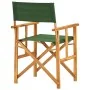 Director's chair solid green acacia wood by vidaXL, Garden chairs - Ref: Foro24-45953, Price: 65,75 €, Discount: %