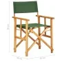 Director's chair solid green acacia wood by vidaXL, Garden chairs - Ref: Foro24-45953, Price: 65,75 €, Discount: %