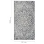 Flachgewebter Outdoor-Teppich mit blauen Streifen 80x150 cm von vidaXL, Teppiche - Ref: Foro24-340827, Preis: 23,56 €, Rabatt: %
