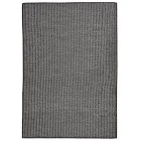 Alfombra de exterior de tejido plano gris 140x200 cm de vidaXL, Alfombras - Ref: Foro24-340776, Precio: 58,65 €, Descuento: %