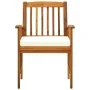 Sillas de comedor jardín 3 uds con cojines madera maciza acacia de vidaXL, Sillas de jardín - Ref: Foro24-312129, Precio: 263...