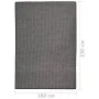 Gray flat weave outdoor rug 140x200 cm by vidaXL, Rugs - Ref: Foro24-340776, Price: 58,65 €, Discount: %