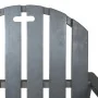 Garden armchairs 2 units solid gray acacia wood by vidaXL, Garden chairs - Ref: Foro24-312419, Price: 178,52 €, Discount: %