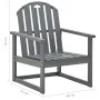Sillones de jardín 2 unidades madera maciza de acacia gris de vidaXL, Sillas de jardín - Ref: Foro24-312419, Precio: 178,52 €...