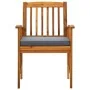 Garden dining chairs 2 units with solid acacia wood cushions by vidaXL, Garden chairs - Ref: Foro24-312130, Price: 170,11 €, ...
