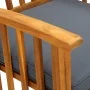 Garden dining chairs 2 units with solid acacia wood cushions by vidaXL, Garden chairs - Ref: Foro24-312130, Price: 170,11 €, ...