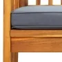 Garden dining chairs 2 units with solid acacia wood cushions by vidaXL, Garden chairs - Ref: Foro24-312130, Price: 170,11 €, ...