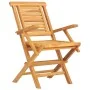 Sillas de jardín plegables 2 uds madera maciza teca 56x63x90 cm de vidaXL, Sillas de jardín - Ref: Foro24-362756, Precio: 187...