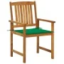 Sillas de jardín con cojines 2 unidades madera maciza de acacia de vidaXL, Sillas de jardín - Ref: Foro24-3061177, Precio: 14...