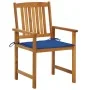 Garden chairs with cushions, 2 units, solid acacia wood by vidaXL, Garden chairs - Ref: Foro24-3061187, Price: 148,98 €, Disc...