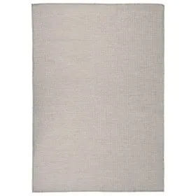 Taupe gray flat weave outdoor rug 140x200 cm by vidaXL, Rugs - Ref: Foro24-340783, Price: 62,18 €, Discount: %