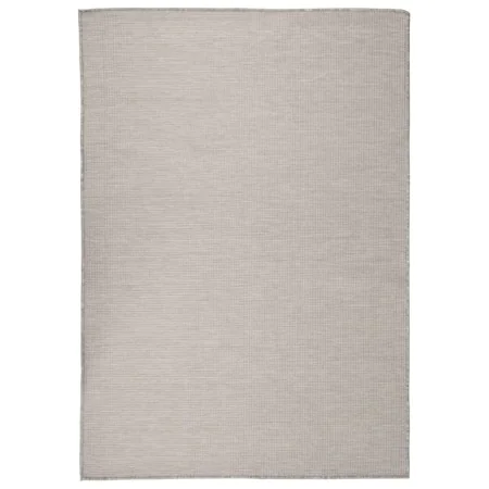 Alfombra de exterior de tejido plano gris taupe 140x200 cm de vidaXL, Alfombras - Ref: Foro24-340783, Precio: 69,93 €, Descue...