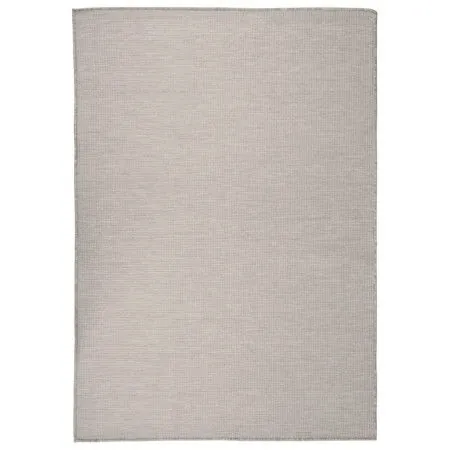 Taupe gray flat weave outdoor rug 140x200 cm by vidaXL, Rugs - Ref: Foro24-340783, Price: 69,93 €, Discount: %