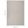Alfombra de exterior de tejido plano gris taupe 140x200 cm de vidaXL, Alfombras - Ref: Foro24-340783, Precio: 69,93 €, Descue...