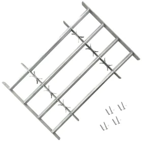 Adjustable window security grille with 4 bars 1000-1500 mm by vidaXL, Windows - Ref: Foro24-141387, Price: 75,00 €, Discount: %