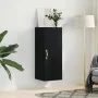 Black wall cabinet 34.5x34x90 cm by vidaXL, Sideboards - Ref: Foro24-828837, Price: 47,44 €, Discount: %