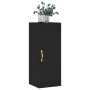 Armario de pared negro 34,5x34x90 cm de vidaXL, Aparadores - Ref: Foro24-828837, Precio: 47,44 €, Descuento: %