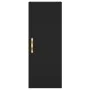 Armario de pared negro 34,5x34x90 cm de vidaXL, Aparadores - Ref: Foro24-828837, Precio: 47,44 €, Descuento: %