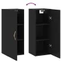 Armario de pared negro 34,5x34x90 cm de vidaXL, Aparadores - Ref: Foro24-828837, Precio: 47,44 €, Descuento: %