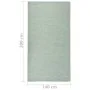 Türkisfarbener, flach gewebter Outdoor-Teppich, 140 x 200 cm von vidaXL, Teppiche - Ref: Foro24-340803, Preis: 54,04 €, Rabat...