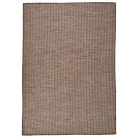 Brauner flachgewebter Outdoor-Teppich 160x230 cm von vidaXL, Teppiche - Ref: Foro24-340790, Preis: 67,95 €, Rabatt: %