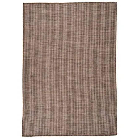 Brauner flachgewebter Outdoor-Teppich 160x230 cm von vidaXL, Teppiche - Ref: Foro24-340790, Preis: 70,86 €, Rabatt: %